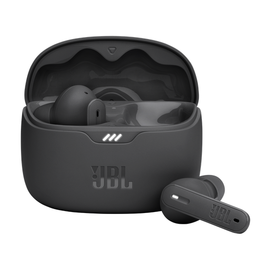 JBL Tune Beam - Black - True wireless Noise Cancelling earbuds - Hero